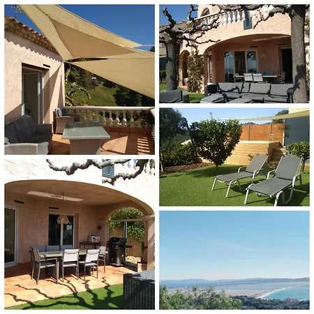 Hyeres Mont Des Oiseaux Vue Mer Villa 180 M2 Piscine Spa